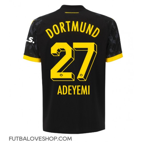 Dres Borussia Dortmund Karim Adeyemi #27 Preč 2023-24 Krátky Rukáv